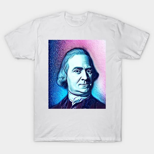 Samuel Adams Snowy Portrait | Samuel Adams Artwork 13 T-Shirt by JustLit